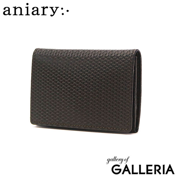 【正規取扱店】 アニアリ カードケース メンズ レディース スリム 本革 薄型 ブランド aniary 革 おしゃれ 二つ折り ギフト 大人 上品 30代 40代 日本製 ジー-フィルム レザー 34-20004