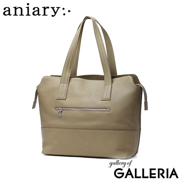 【正規取扱店】 アニアリ トートバッグ メンズ レディース ファスナー付き aniary ブランド トート バッグ 本革 革 レザー 横型 軽量 軽い 自立 通勤 ビジネス 出張 日本製 B4 Artisan Leather Tote 36-02004
