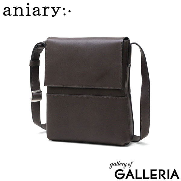 【正規取扱店】 アニアリ ショルダーバッグ メンズ レディース aniary ブランド 斜めがけ バッグ 本革 革 レザー 縦型 軽量 軽い おしゃれ 小さめ フラップ 旅行 日本製 B5 Artisan Leather Shoulder 36-03000