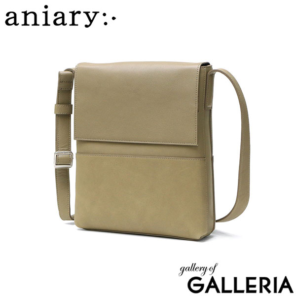 【正規取扱店】 アニアリ ショルダーバッグ メンズ レディース aniary ブランド 斜めがけ バッグ 本革 革 レザー 縦型 軽量 軽い おしゃれ 小さめ フラップ 旅行 日本製 B5 Artisan Leather Shoulder 36-03000