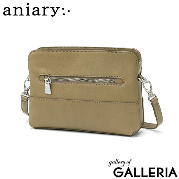 【正規取扱店】 アニアリ ショルダーバッグ メンズ レディース aniary 斜めがけ ミニショルダー ブランド バッグ 本革 革 レザー 横型 軽量 軽い おしゃれ 小さめ 日本製 A5 Artisan Leather Shoulder 36-03001