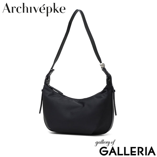 アーカイブエプク ショルダーバッグ レディース Archivepke 斜めがけ 小さめ 大人 軽量 ナイロン ホーボーバッグ ハーフムーン トート バッグ 斜め掛け 斜めがけバッグ A5 おしゃれ 肩掛け Luv moon bag (Large) OVBAX25114