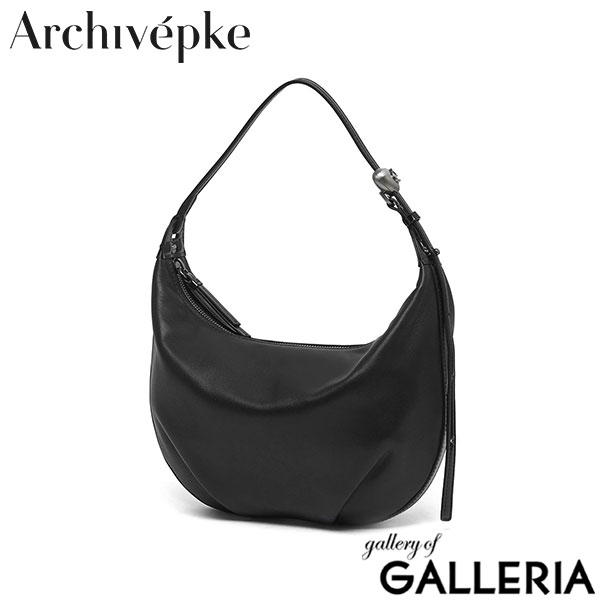 アーカイブエプク トートバッグ レディース ファスナー付き Archivepke レザー 革 肩掛け ハンドバッグ 小さめ 軽量 軽い 手持ち 上品 可愛い おしゃれ ミニトート A5 Luv moon bag (Leather) OVBAX25010