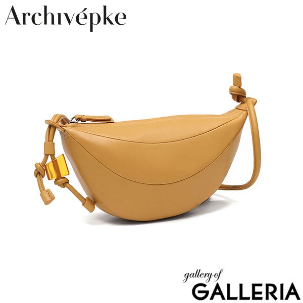 アーカイブエプク ショルダーバッグ レディース 小さめ 斜めがけ 軽量 軽い レザー Archivepke ミニ ショルダー トート 肩掛け 手持ち 上品 大人 ブランド おしゃれ かわいい 3WAY Small fling bag OVBAX25001