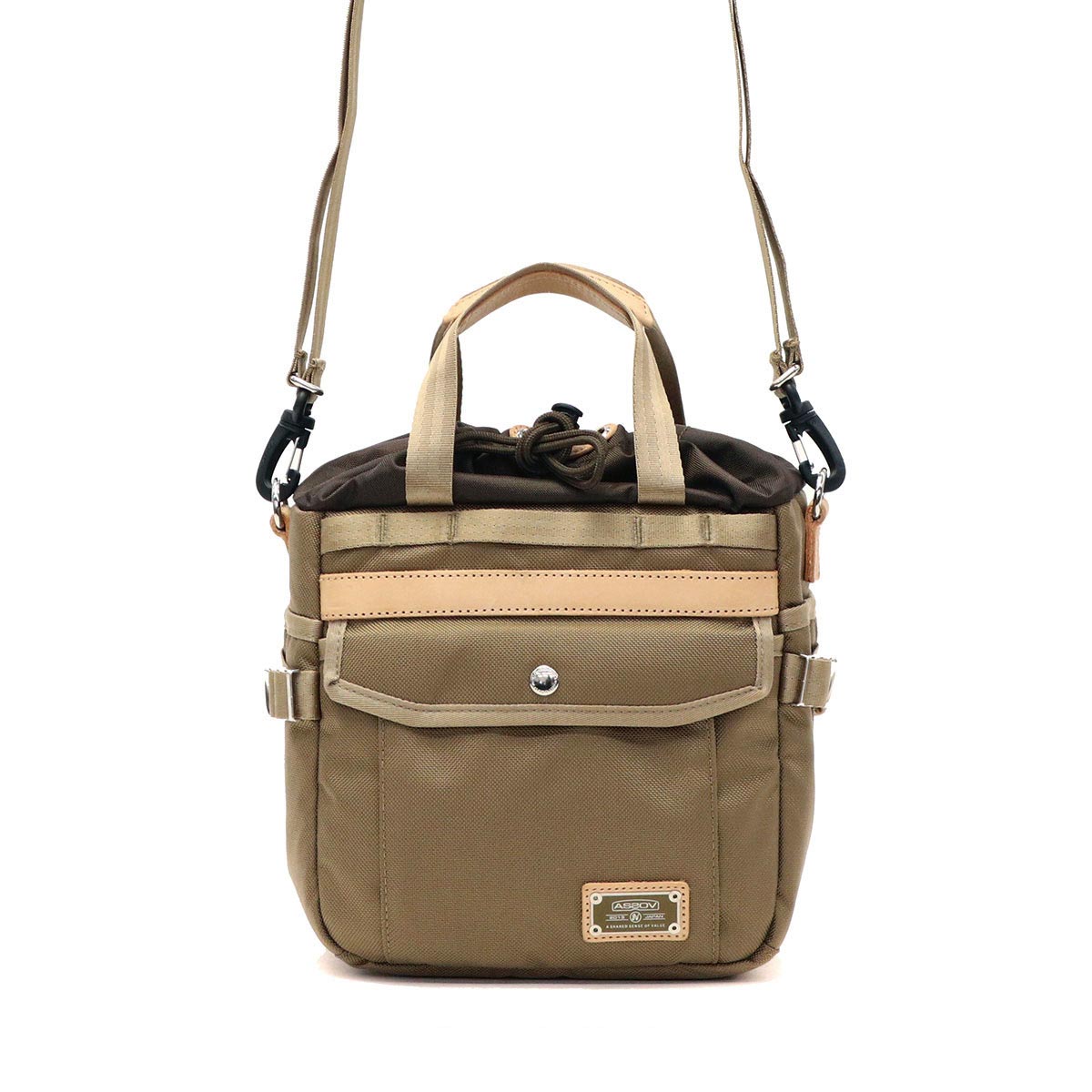 【正規品1年保証】アッソブ ショルダーバッグ AS2OV 巾着バッグ 巾着ショルダー EXCLUSIVE BALLISTICNYLONDRAWSTRING BAG 斜めがけ 小さめ ミニショルダー メンズ レディース ASSOV 061326