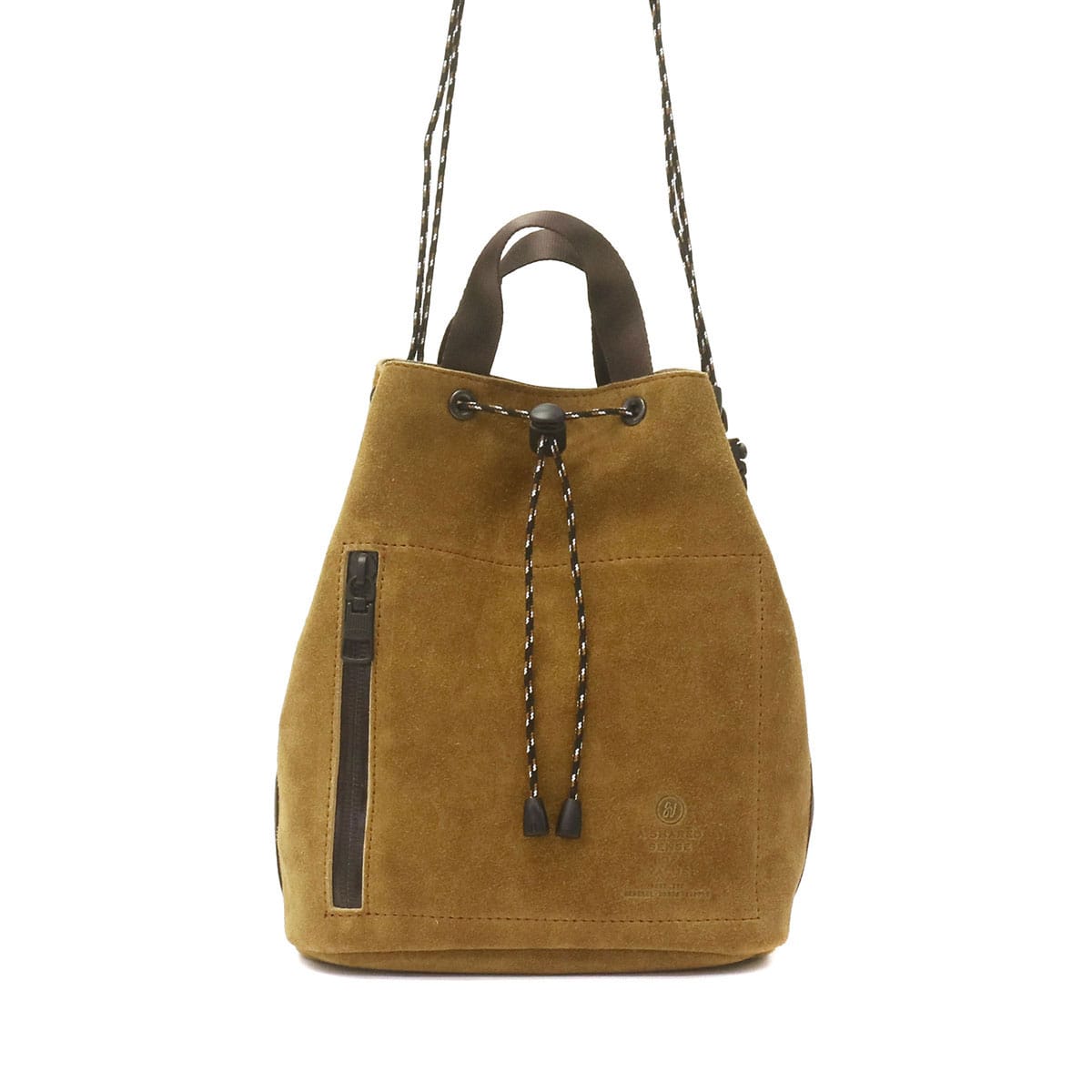 【正規品1年保証】アッソブ ショルダー AS2OV 巾着 2WAY ショルダーバッグ WATER PROOF SUEDEウォータープルーフスエードドローストリングバッグ DRAWSTRING BAG メンズ レディース ASSOV 091754