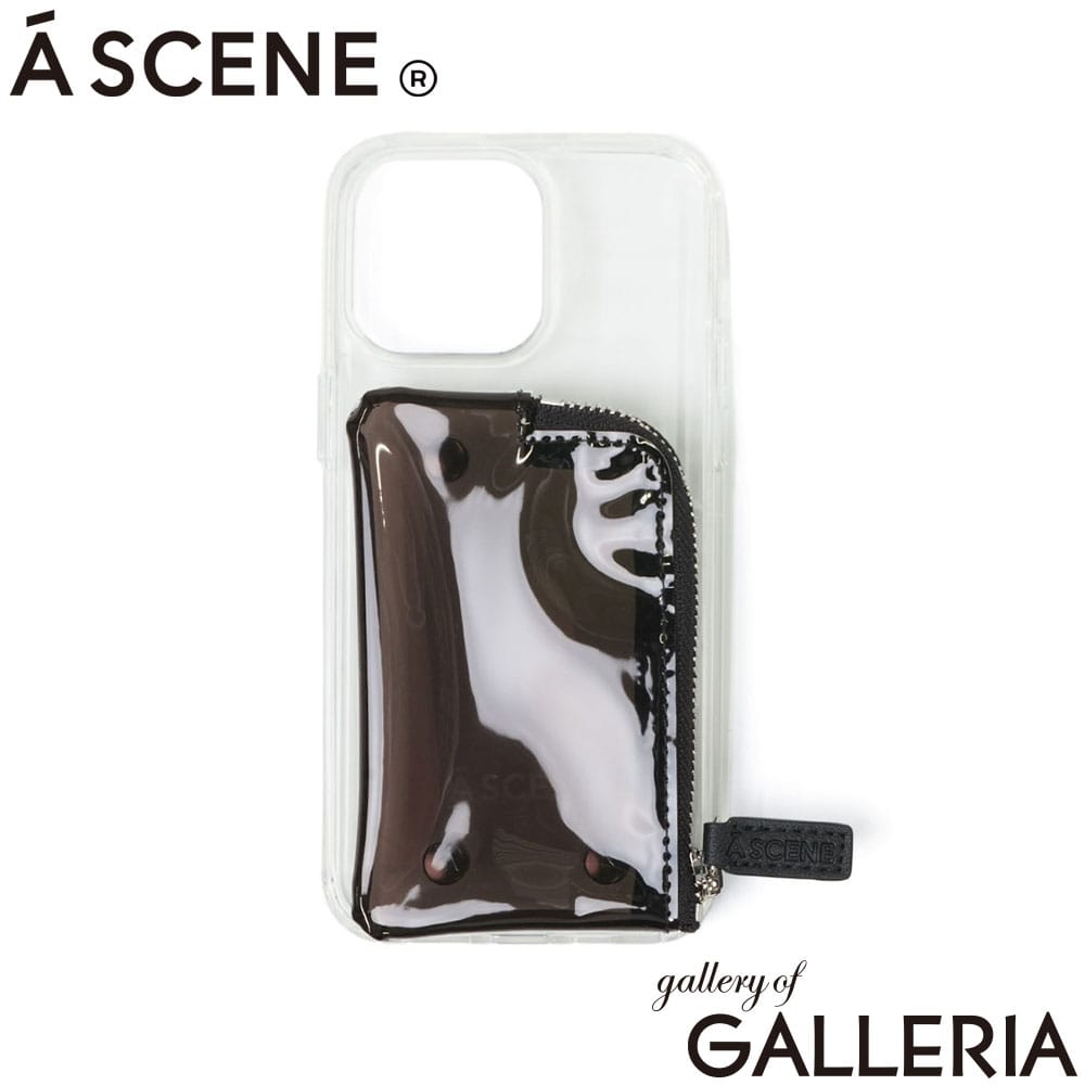 A SCENE エーシーン スマホケース アイフォン アイフォンケース 14_16eサイズ 15サイズ 15Proサイズ 15ProMaxサイズ 16サイズ 16Proサイズ 16ProMaxサイズ 17サイズ 17Proサイズ 17ProMaxサイズ iPhone ブランド シンプル おしゃれ PVC clear case