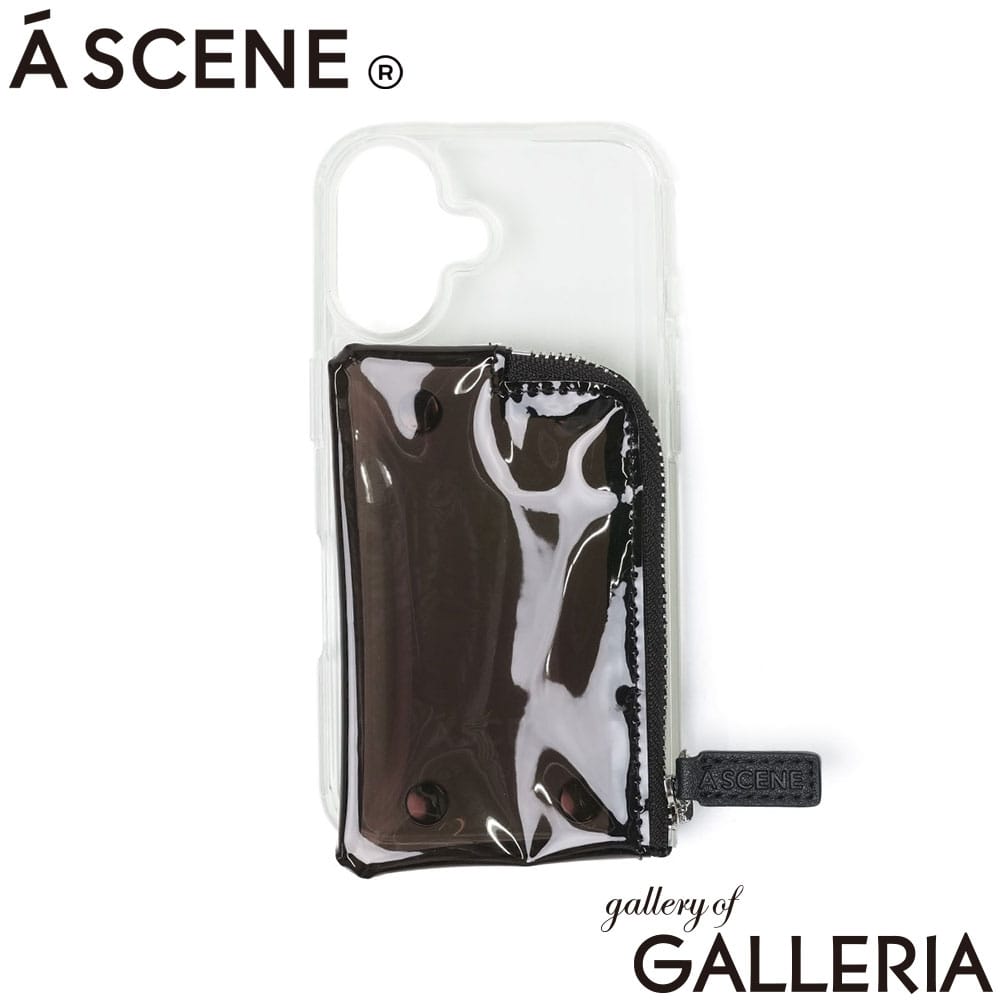 A SCENE エーシーン スマホケース アイフォン アイフォンケース 14_16eサイズ 15サイズ 15Proサイズ 15ProMaxサイズ 16サイズ 16Proサイズ 16ProMaxサイズ 17サイズ 17Proサイズ 17ProMaxサイズ iPhone ブランド シンプル おしゃれ PVC clear case
