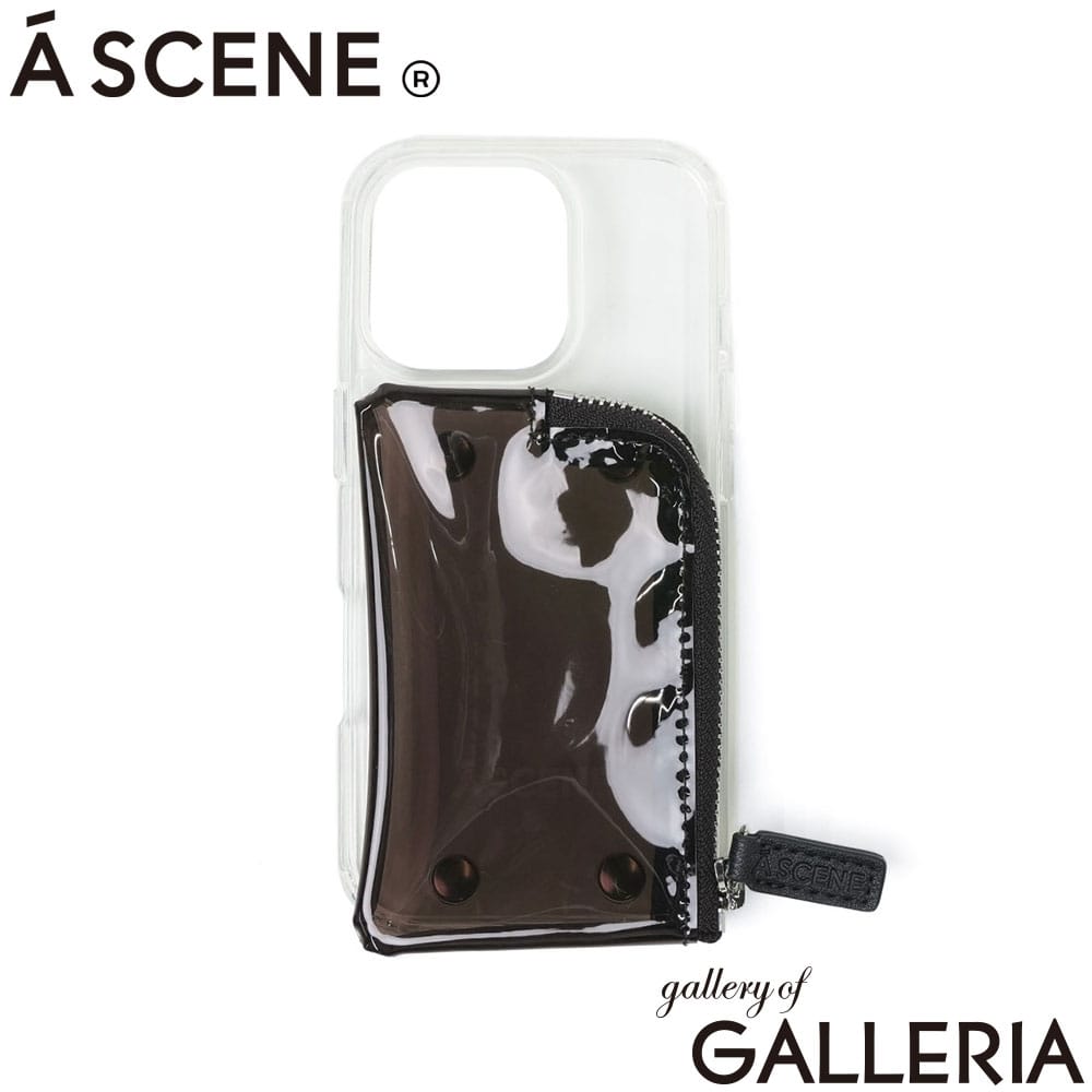 A SCENE エーシーン スマホケース アイフォン アイフォンケース 14_16eサイズ 15サイズ 15Proサイズ 15ProMaxサイズ 16サイズ 16Proサイズ 16ProMaxサイズ 17サイズ 17Proサイズ 17ProMaxサイズ iPhone ブランド シンプル おしゃれ PVC clear case