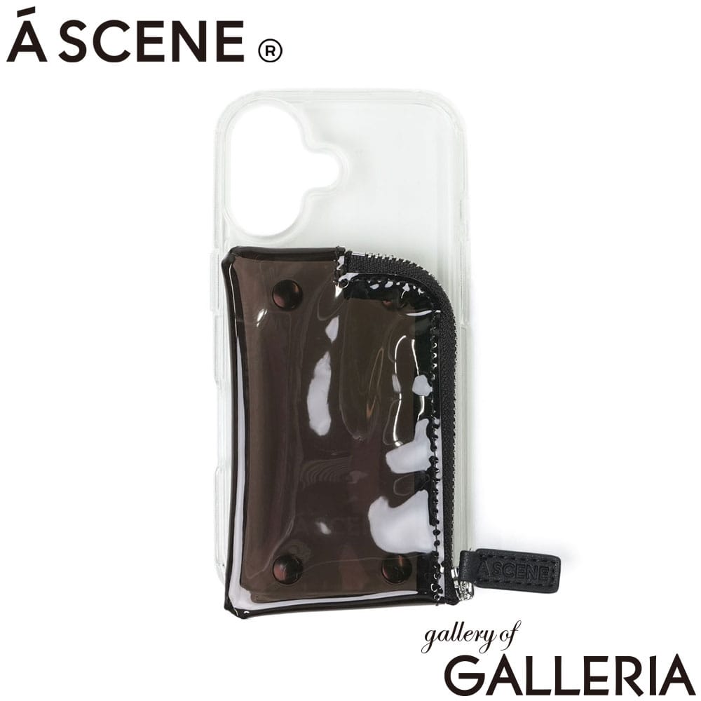 A SCENE エーシーン スマホケース アイフォン アイフォンケース 14_16eサイズ 15サイズ 15Proサイズ 15ProMaxサイズ 16サイズ 16Proサイズ 16ProMaxサイズ 17サイズ 17Proサイズ 17ProMaxサイズ iPhone ブランド シンプル おしゃれ PVC clear case