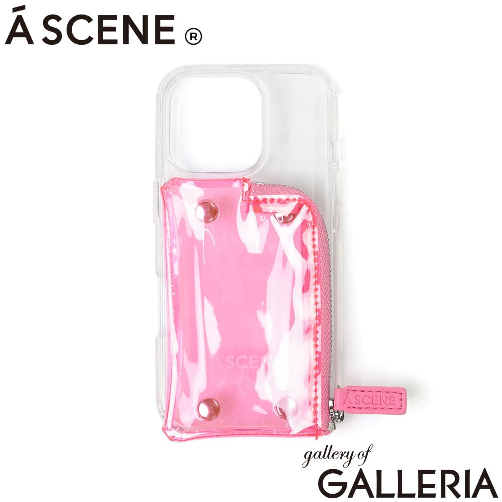 A SCENE エーシーン スマホケース アイフォン アイフォンケース 14_16eサイズ 15サイズ 15Proサイズ 15ProMaxサイズ 16サイズ 16Proサイズ 16ProMaxサイズ 17サイズ 17Proサイズ 17ProMaxサイズ iPhone ブランド シンプル おしゃれ PVC clear case