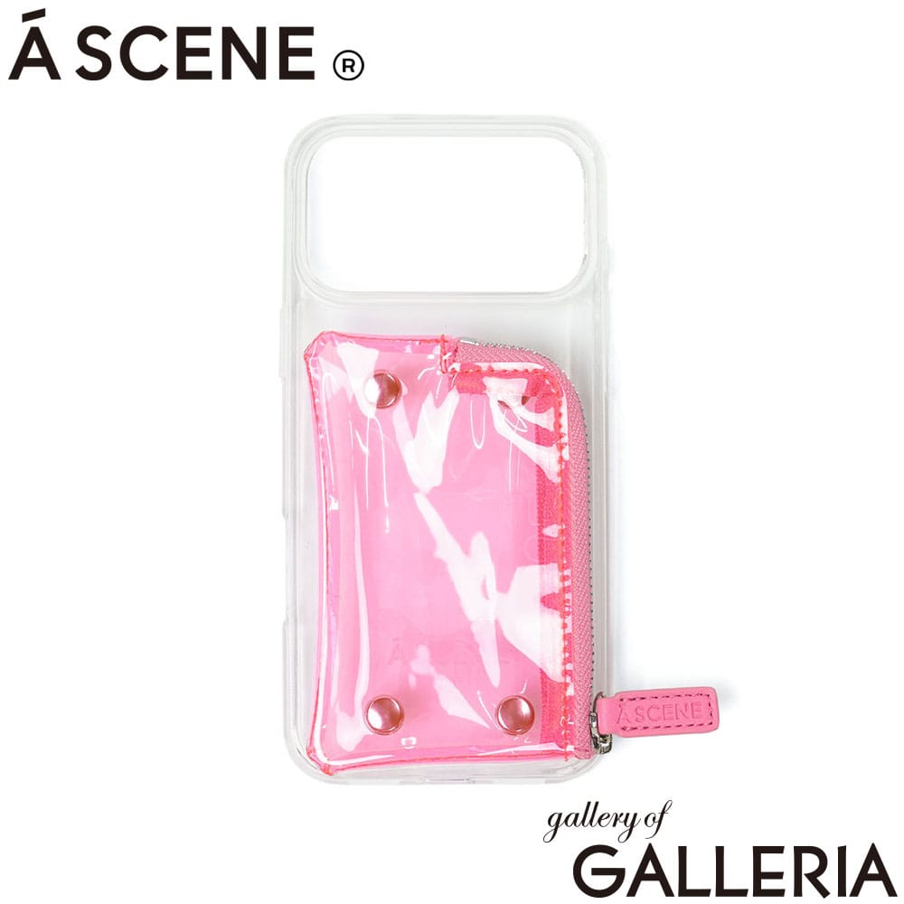 A SCENE エーシーン スマホケース アイフォン アイフォンケース 14_16eサイズ 15サイズ 15Proサイズ 15ProMaxサイズ 16サイズ 16Proサイズ 16ProMaxサイズ 17サイズ 17Proサイズ 17ProMaxサイズ iPhone ブランド シンプル おしゃれ PVC clear case