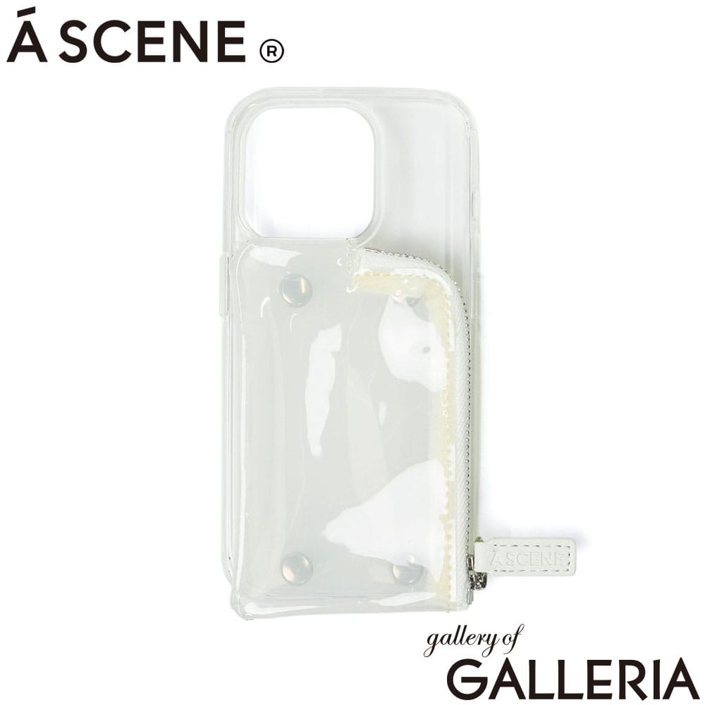 A SCENE エーシーン スマホケース アイフォン アイフォンケース 14_16eサイズ 15サイズ 15Proサイズ 15ProMaxサイズ 16サイズ 16Proサイズ 16ProMaxサイズ 17サイズ 17Proサイズ 17ProMaxサイズ iPhone ブランド シンプル おしゃれ PVC clear case