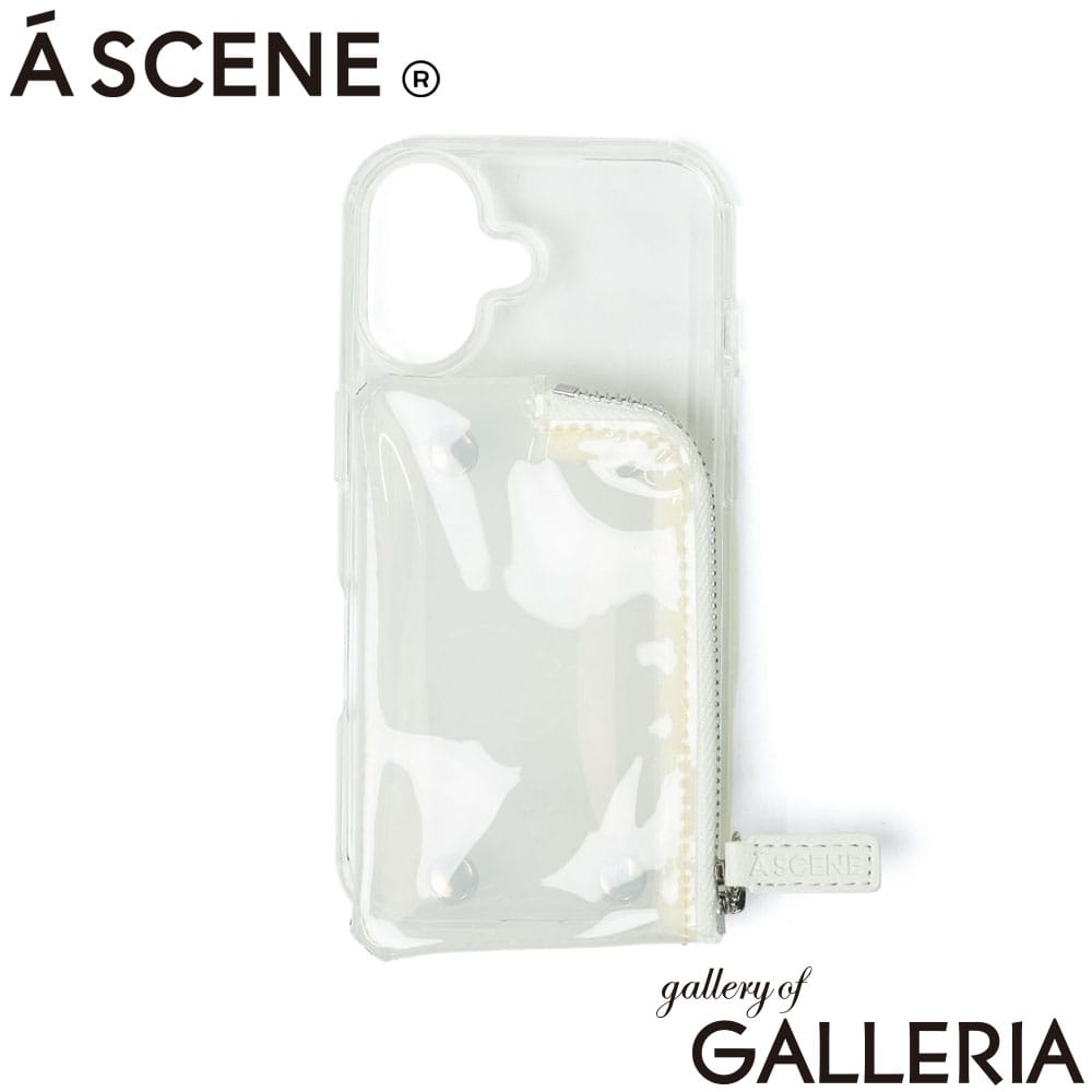 A SCENE エーシーン スマホケース アイフォン アイフォンケース 14_16eサイズ 15サイズ 15Proサイズ 15ProMaxサイズ 16サイズ 16Proサイズ 16ProMaxサイズ 17サイズ 17Proサイズ 17ProMaxサイズ iPhone ブランド シンプル おしゃれ PVC clear case