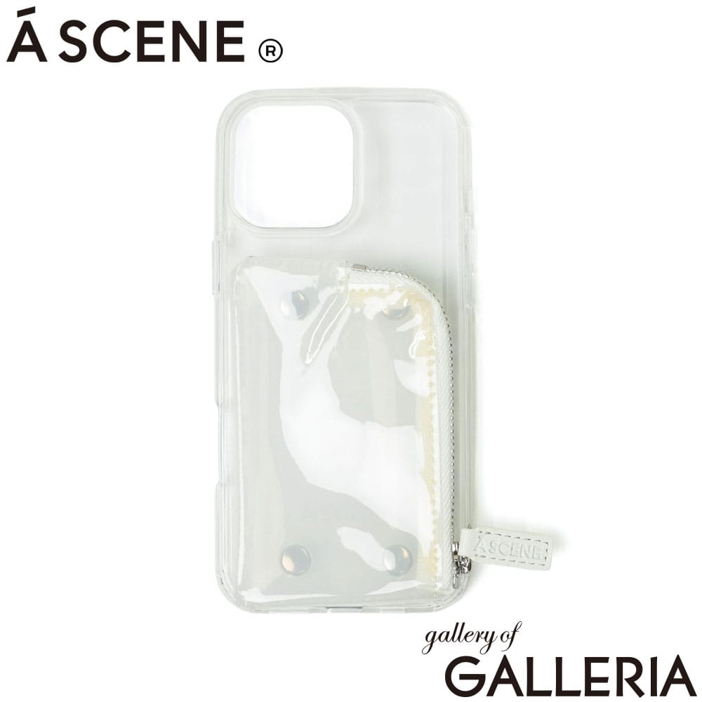 A SCENE エーシーン スマホケース アイフォン アイフォンケース 14_16eサイズ 15サイズ 15Proサイズ 15ProMaxサイズ 16サイズ 16Proサイズ 16ProMaxサイズ 17サイズ 17Proサイズ 17ProMaxサイズ iPhone ブランド シンプル おしゃれ PVC clear case