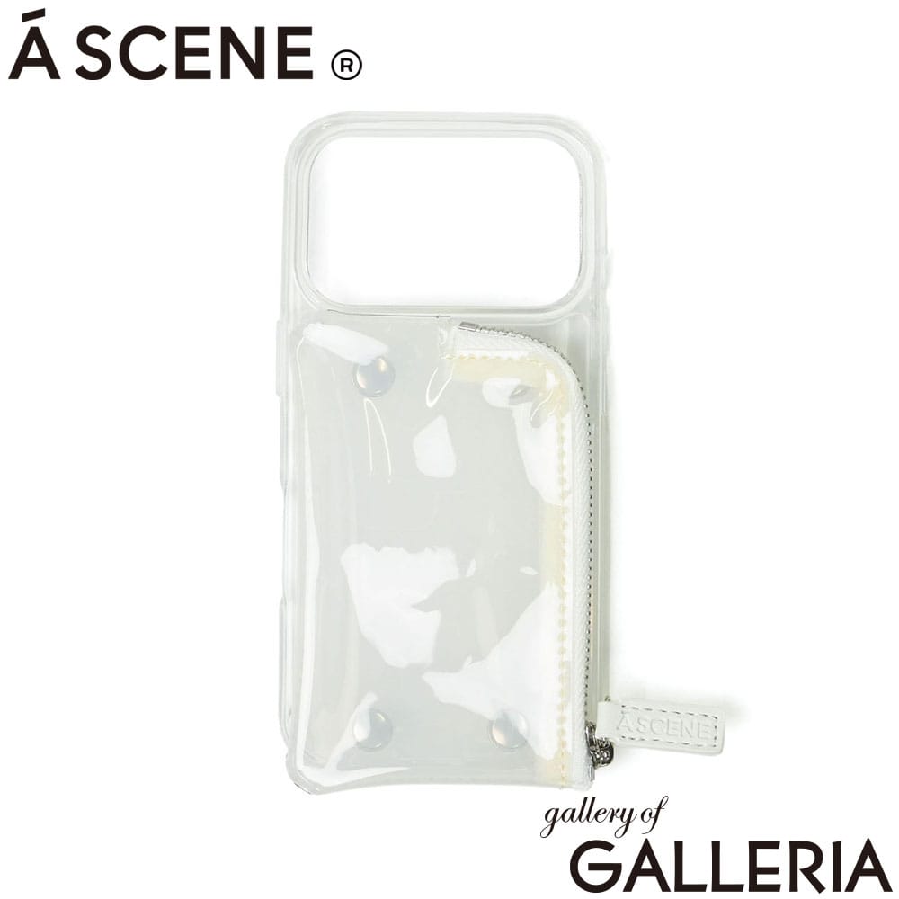 A SCENE エーシーン スマホケース アイフォン アイフォンケース 14_16eサイズ 15サイズ 15Proサイズ 15ProMaxサイズ 16サイズ 16Proサイズ 16ProMaxサイズ 17サイズ 17Proサイズ 17ProMaxサイズ iPhone ブランド シンプル おしゃれ PVC clear case
