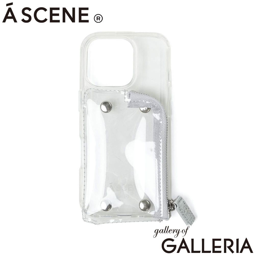 A SCENE エーシーン スマホケース アイフォン アイフォンケース 14_16eサイズ 15サイズ 15Proサイズ 15ProMaxサイズ 16サイズ 16Proサイズ 16ProMaxサイズ 17サイズ 17Proサイズ 17ProMaxサイズ iPhone ブランド シンプル おしゃれ PVC clear case