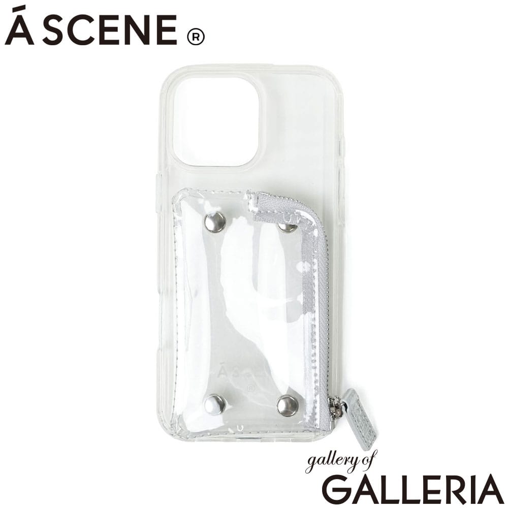 A SCENE エーシーン スマホケース アイフォン アイフォンケース 14_16eサイズ 15サイズ 15Proサイズ 15ProMaxサイズ 16サイズ 16Proサイズ 16ProMaxサイズ 17サイズ 17Proサイズ 17ProMaxサイズ iPhone ブランド シンプル おしゃれ PVC clear case