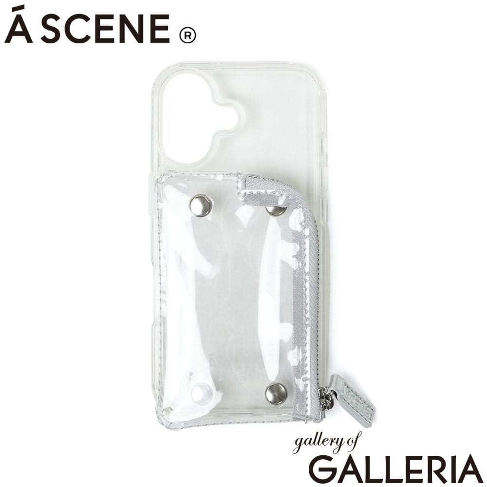 A SCENE エーシーン スマホケース アイフォン アイフォンケース 14_16eサイズ 15サイズ 15Proサイズ 15ProMaxサイズ 16サイズ 16Proサイズ 16ProMaxサイズ 17サイズ 17Proサイズ 17ProMaxサイズ iPhone ブランド シンプル おしゃれ PVC clear case