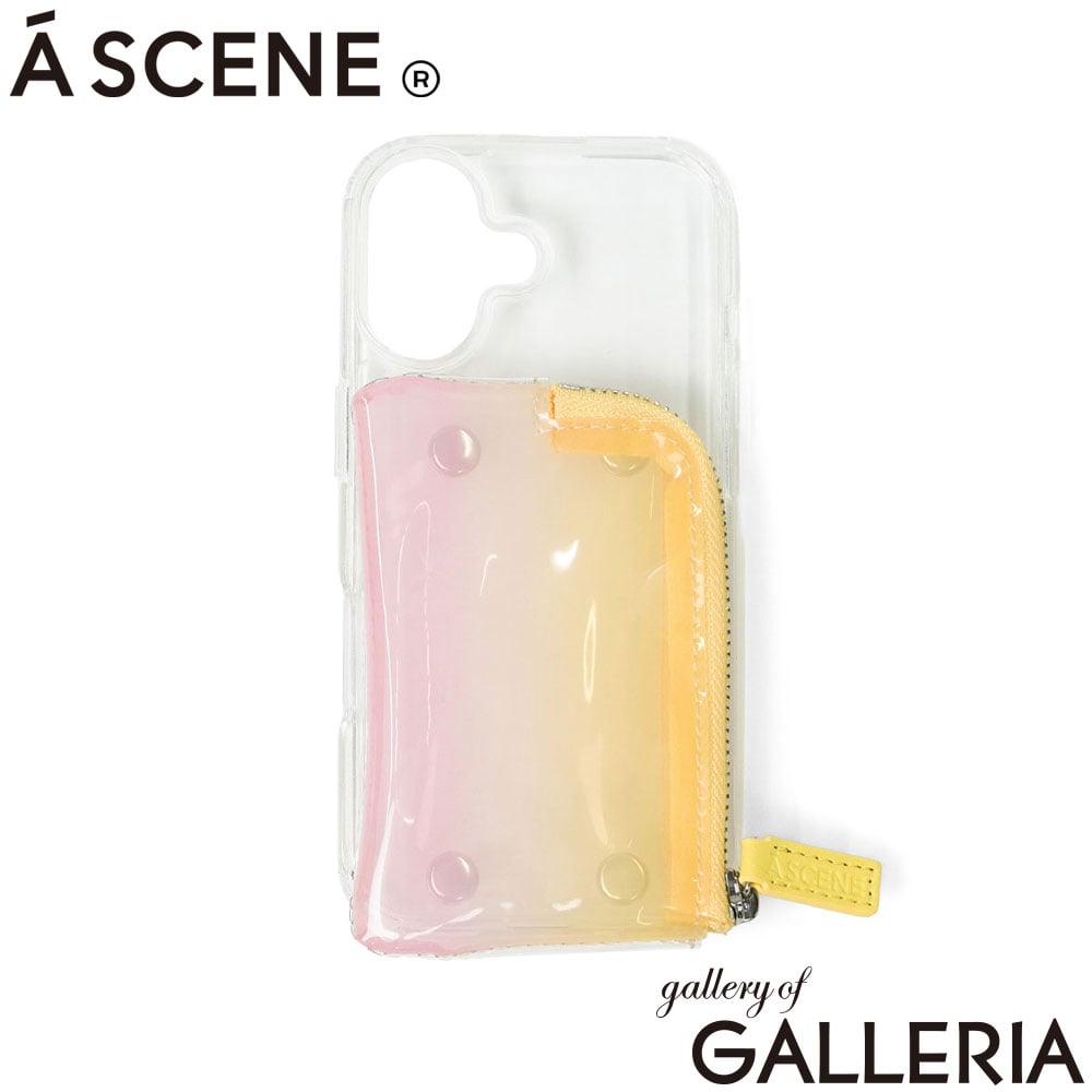 A SCENE エーシーン スマホケース アイフォン アイフォンケース 14_16eサイズ 15サイズ 15Proサイズ 15ProMaxサイズ 16サイズ 16Proサイズ 16ProMaxサイズ 17サイズ 17Proサイズ 17ProMaxサイズ iPhone ブランド シンプル おしゃれ PVC clear case