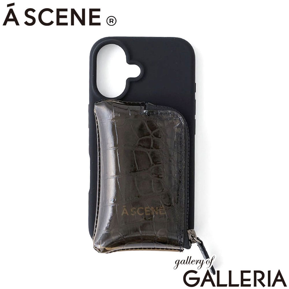 A SCENE エーシーン スマホケース シリコンケース 16サイズ 16Proサイズ 17サイズ 17Proサイズ iPhone ブランド おしゃれ PVC croco silicon case