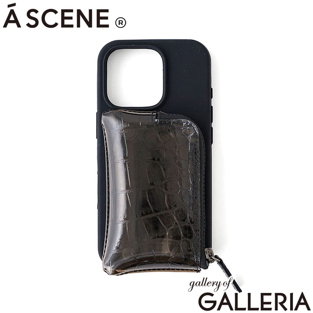 A SCENE エーシーン スマホケース シリコンケース 16サイズ 16Proサイズ 17サイズ 17Proサイズ iPhone ブランド おしゃれ PVC croco silicon case