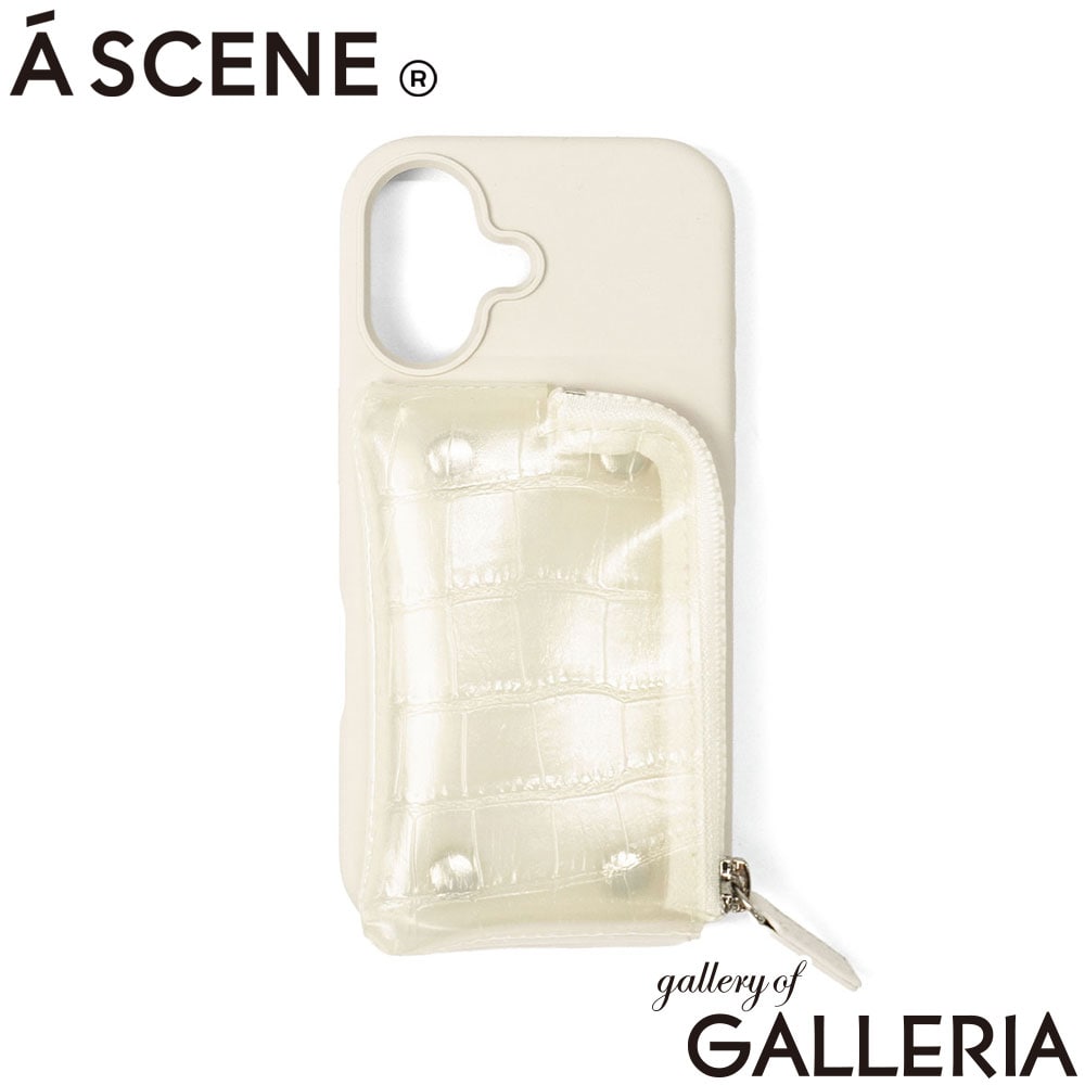 A SCENE エーシーン スマホケース シリコンケース 16サイズ 16Proサイズ 17サイズ 17Proサイズ iPhone ブランド おしゃれ PVC croco silicon case