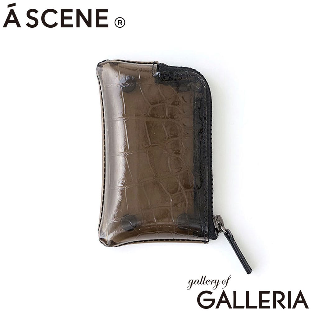 A SCENE エーシーン ポケット ポーチ ミニポーチ 小さい 可愛い プレゼント ブランド 付け替え用ポケット PVC croco pocket