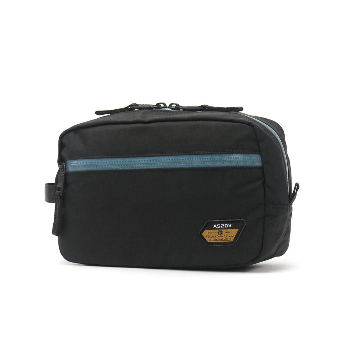 【正規品1年保証】アッソブ ポーチ AS2OV WATER PROOF ROUND POUCH 小物入れ 撥水 防水 抗菌 防臭 ナイロン 止水ファスナー アウトドア 日本製 メンズ レディース ASSOV 092100