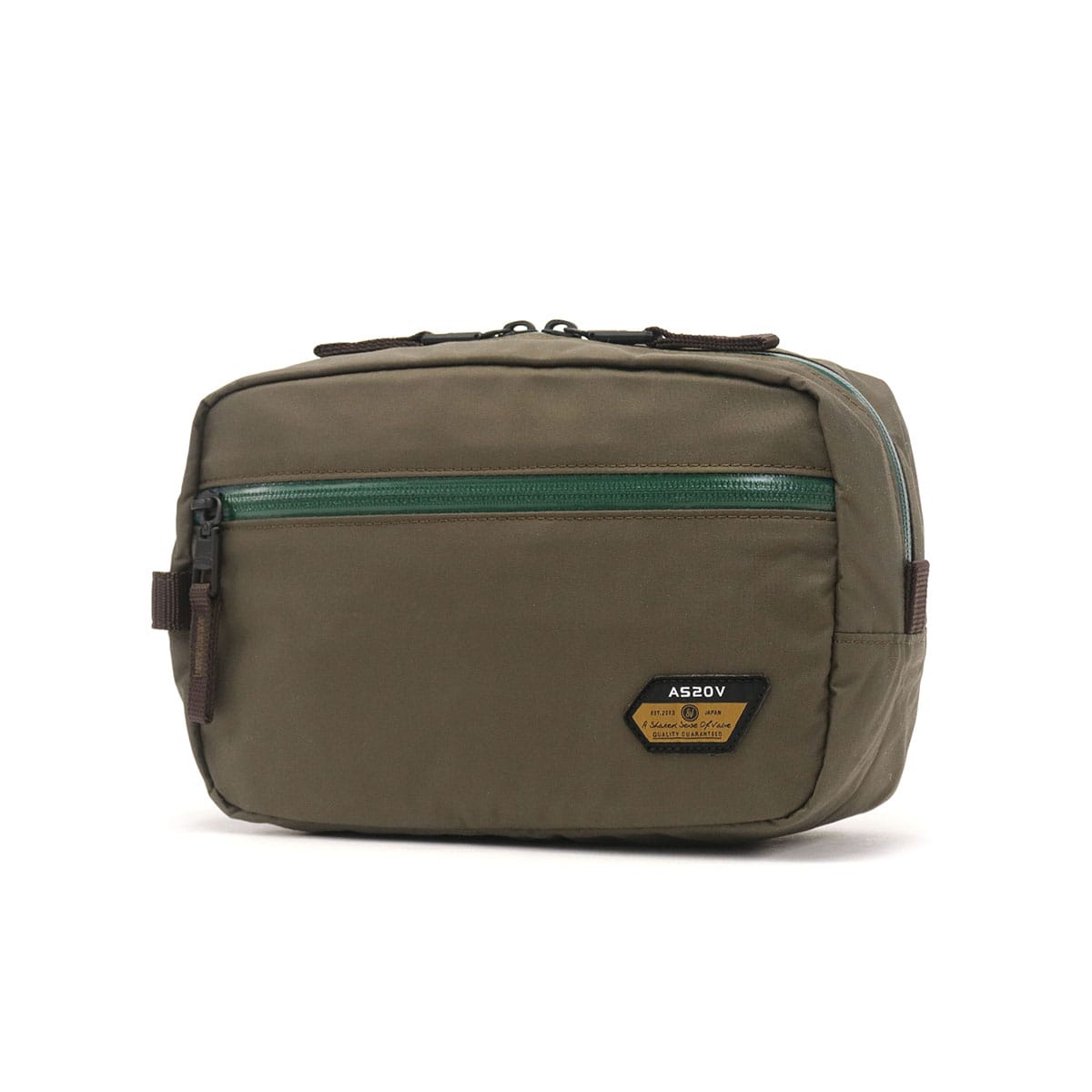 【正規品1年保証】アッソブ ポーチ AS2OV WATER PROOF ROUND POUCH 小物入れ 撥水 防水 抗菌 防臭 ナイロン 止水ファスナー アウトドア 日本製 メンズ レディース ASSOV 092100