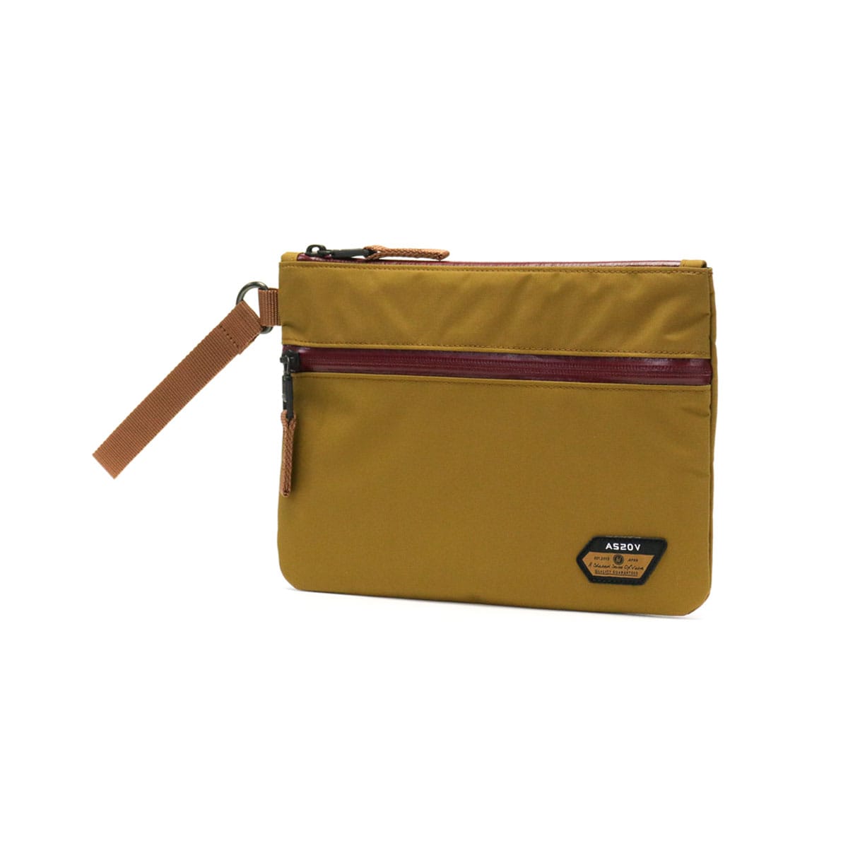 【正規品1年保証】アッソブ ポーチ AS2OV WATER PROOF FLAT POUCH-M マルチポーチ 小物入れ 大きめ 撥水 防水 抗菌 防臭 ナイロン アウトドア 日本製 メンズ レディース ASSOV 092102