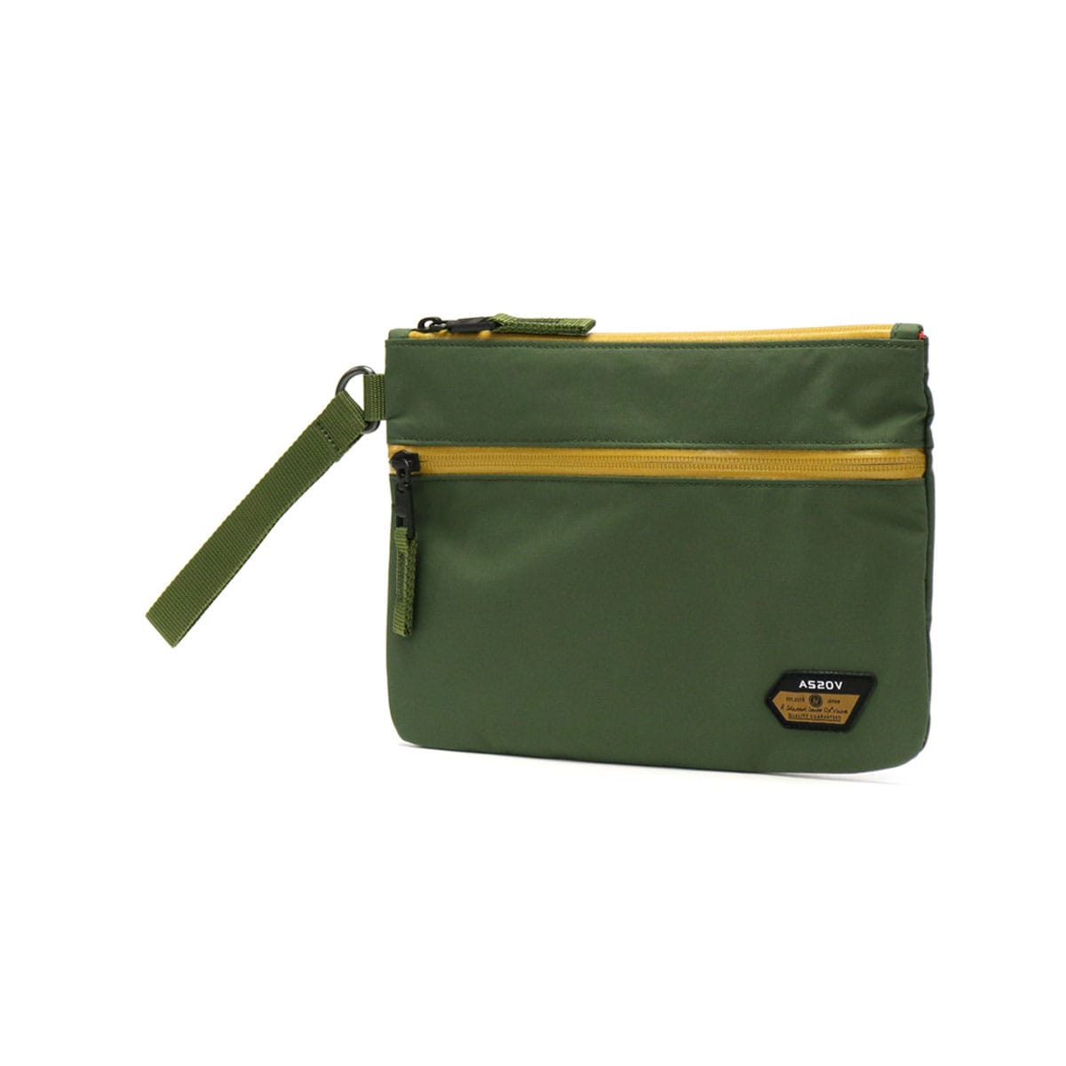 【正規品1年保証】アッソブ ポーチ AS2OV WATER PROOF FLAT POUCH-M マルチポーチ 小物入れ 大きめ 撥水 防水 抗菌 防臭 ナイロン アウトドア 日本製 メンズ レディース ASSOV 092102