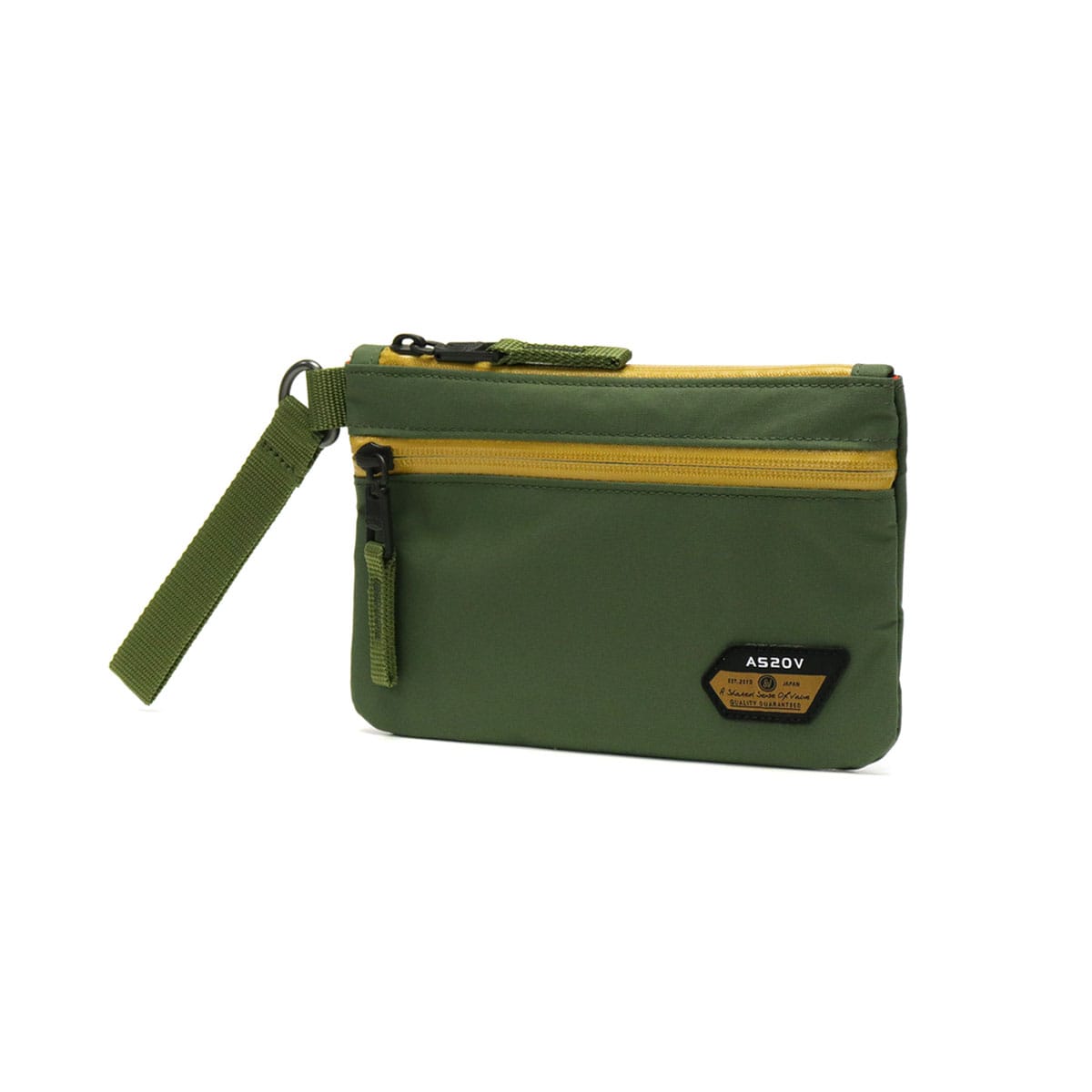 【正規品1年保証】【メール便】アッソブ ポーチ AS2OV WATER PROOF FLAT POUCH-S マルチポーチ 小物入れ 小さめ 撥水 防水 抗菌 防臭 ナイロン アウトドア 日本製 メンズ レディース ASSOV 092103