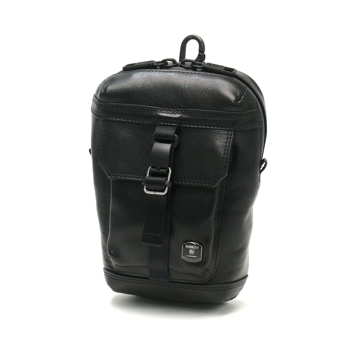 【正規品1年保証】アッソブ ポーチ AS2OV HABIT SHOULDER SERIES WATER PROOF JES LEATHER レザーポーチ LEATHER PORCH ショルダーポーチ ミニポーチ ウエストポーチ 小物入れ 革 レザー 防水 軽量 日本製 072100