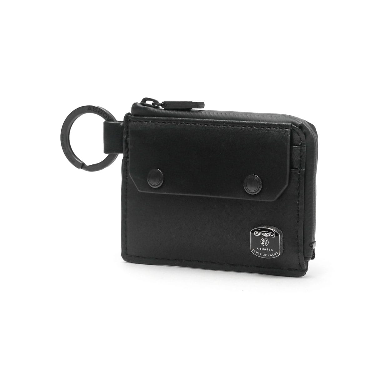 【正規品1年保証】アッソブ コインケース AS2OV HABIT SHOULDER SERIES WATER PROOF JES LEATHER COIN CASE 革 レザー 小さい ミニ 小銭入れ ミニ財布 カードケース 防水 日本製 メンズ 072102