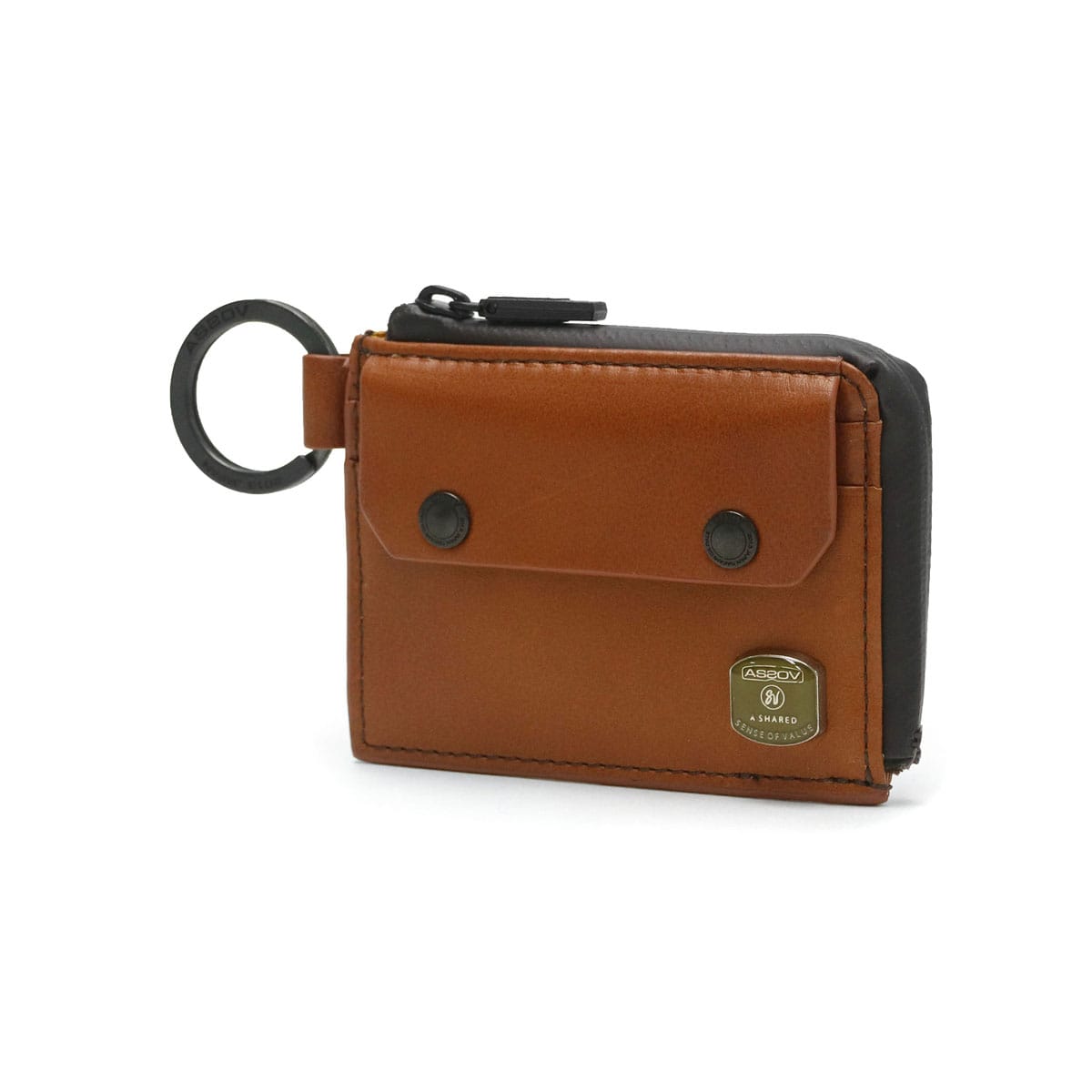 【正規品1年保証】アッソブ コインケース AS2OV HABIT SHOULDER SERIES WATER PROOF JES LEATHER COIN CASE 革 レザー 小さい ミニ 小銭入れ ミニ財布 カードケース 防水 日本製 メンズ 072102