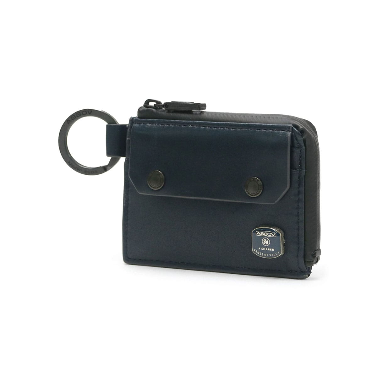 【正規品1年保証】アッソブ コインケース AS2OV HABIT SHOULDER SERIES WATER PROOF JES LEATHER COIN CASE 革 レザー 小さい ミニ 小銭入れ ミニ財布 カードケース 防水 日本製 メンズ 072102