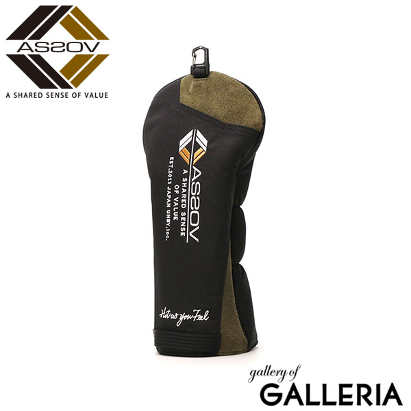 【正規品1年保証】アッソブ ドライバーカバー AS2OV GOLF ゴルフ ドライバー ヘッドカバー クラブカバー DR ドライバー用 ナイロン 防水 耐水 おしゃれ メンズ レディース CORDURA FINE TEX DRIVER COVER 152302