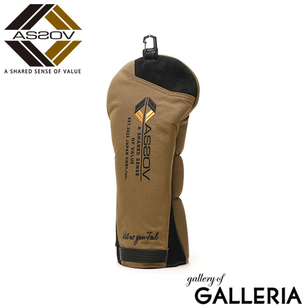 【正規品1年保証】アッソブ ドライバーカバー AS2OV GOLF ゴルフ ドライバー ヘッドカバー クラブカバー DR ドライバー用 ナイロン 防水 耐水 おしゃれ メンズ レディース CORDURA FINE TEX DRIVER COVER 152302