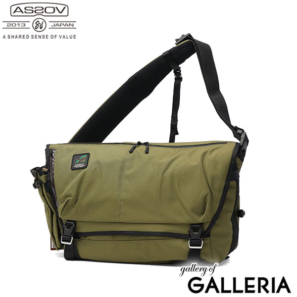 【正規品1年保証】 アッソブ メッセンジャーバッグ メンズ レディース ショルダーバッグ 大容量 AS2OV ブランド 大人 かっこいい 斜めがけバッグ A4 B4 30L PC 防水 ナイロン STANDARD SERIES MESSENGER 152318