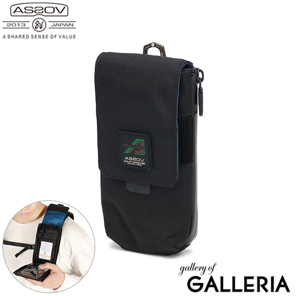 【正規品1年保証】 アッソブ モバイルポーチ スマホポーチ メンズ アウトドア ナイロン スマホ 入れたまま レディース AS2OV 公式 防水 登山 キャンプ 330×1000D CORDURA STANDARD SERIES MOBILE POUCH 152320