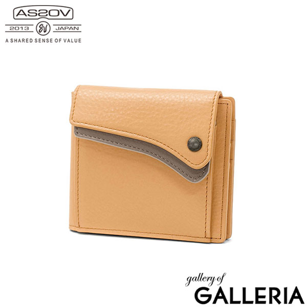 AS2OV アッソブ 財布 二つ折り財布 ミニ財布 ミニ コンパクトウォレット TONE LAYER COMPACT WALLET 92502