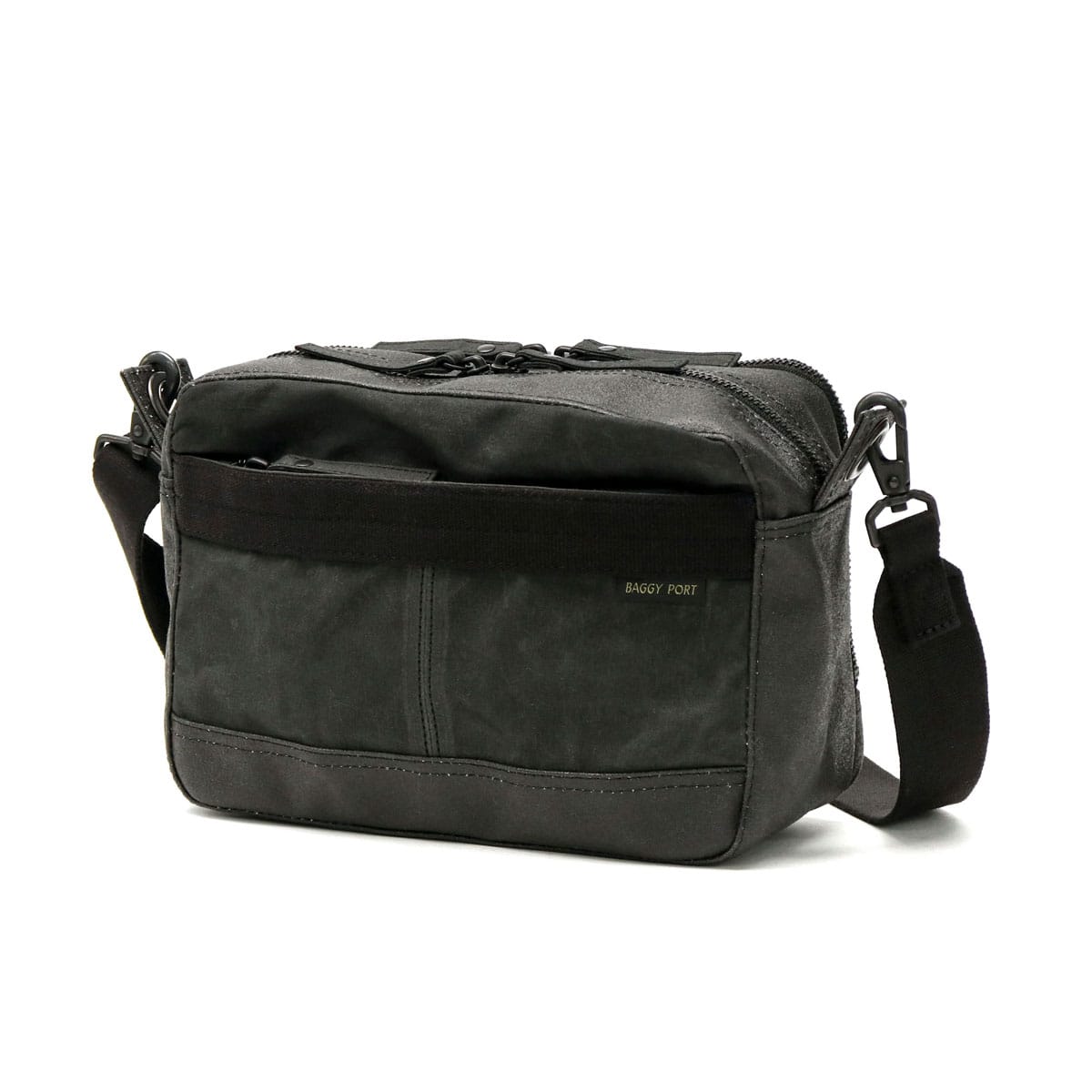 バギーポート ショルダーバッグ 小さめ BAGGY PORT ROUBIKI PLUS 斜めがけバッグ シンプル 帆布 ファスナー付き 日本製 メンズ レディ―ス INS-101