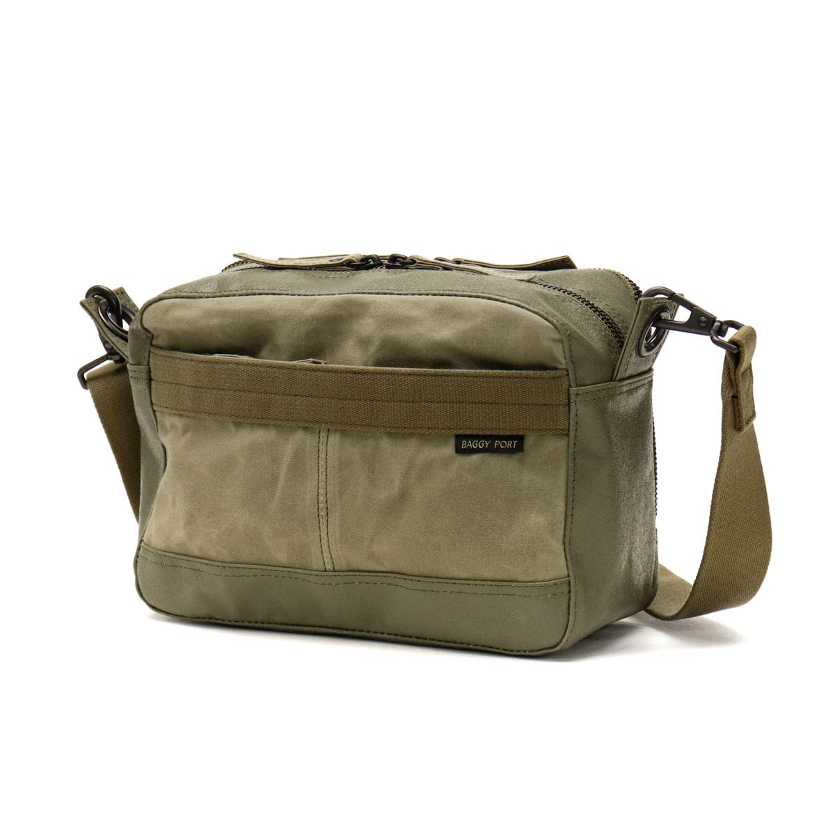 バギーポート ショルダーバッグ 小さめ BAGGY PORT ROUBIKI PLUS 斜めがけバッグ シンプル 帆布 ファスナー付き 日本製 メンズ レディ―ス INS-101
