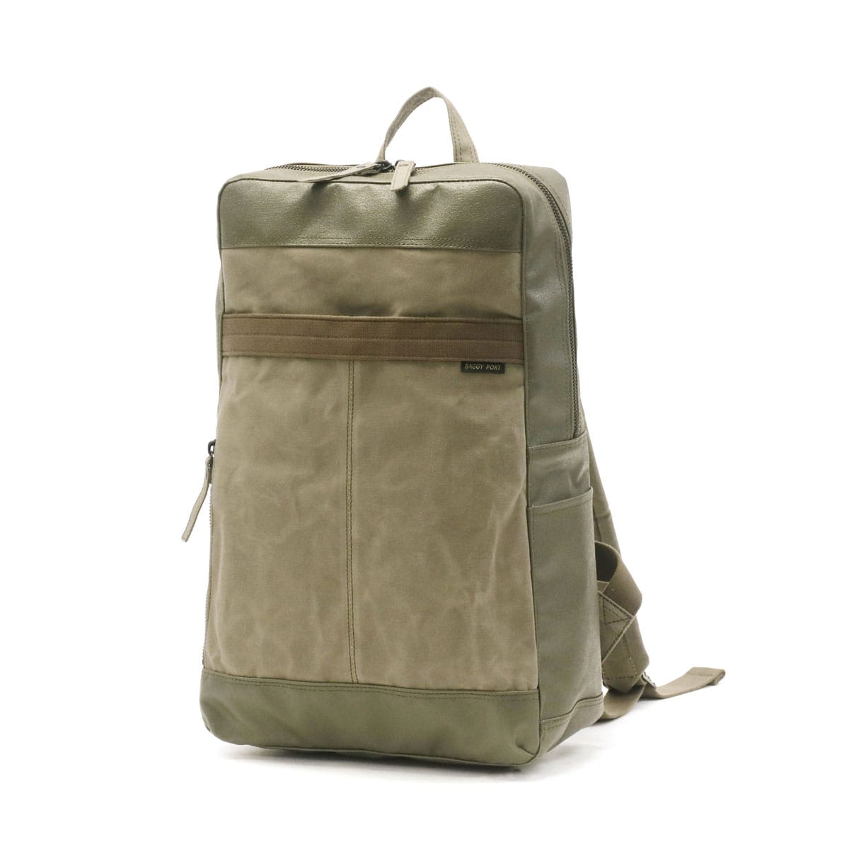 バギーポート リュック BAGGY PORT リュックサック ROUBIKI PLUS ロウ引きプラス ロウ引き帆布 A4 防水 シンプル ミリタリー メンズ レディース INS-102