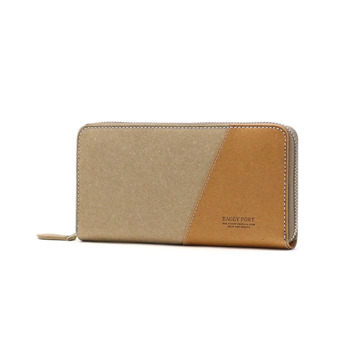 バギーポート 財布 BAGGY PORT 長財布 ラウンドファスナー Recycle Leather リサイクルレザー 小銭入れ 革 大容量 シンプル ブランド メンズ レディース ZKM-600