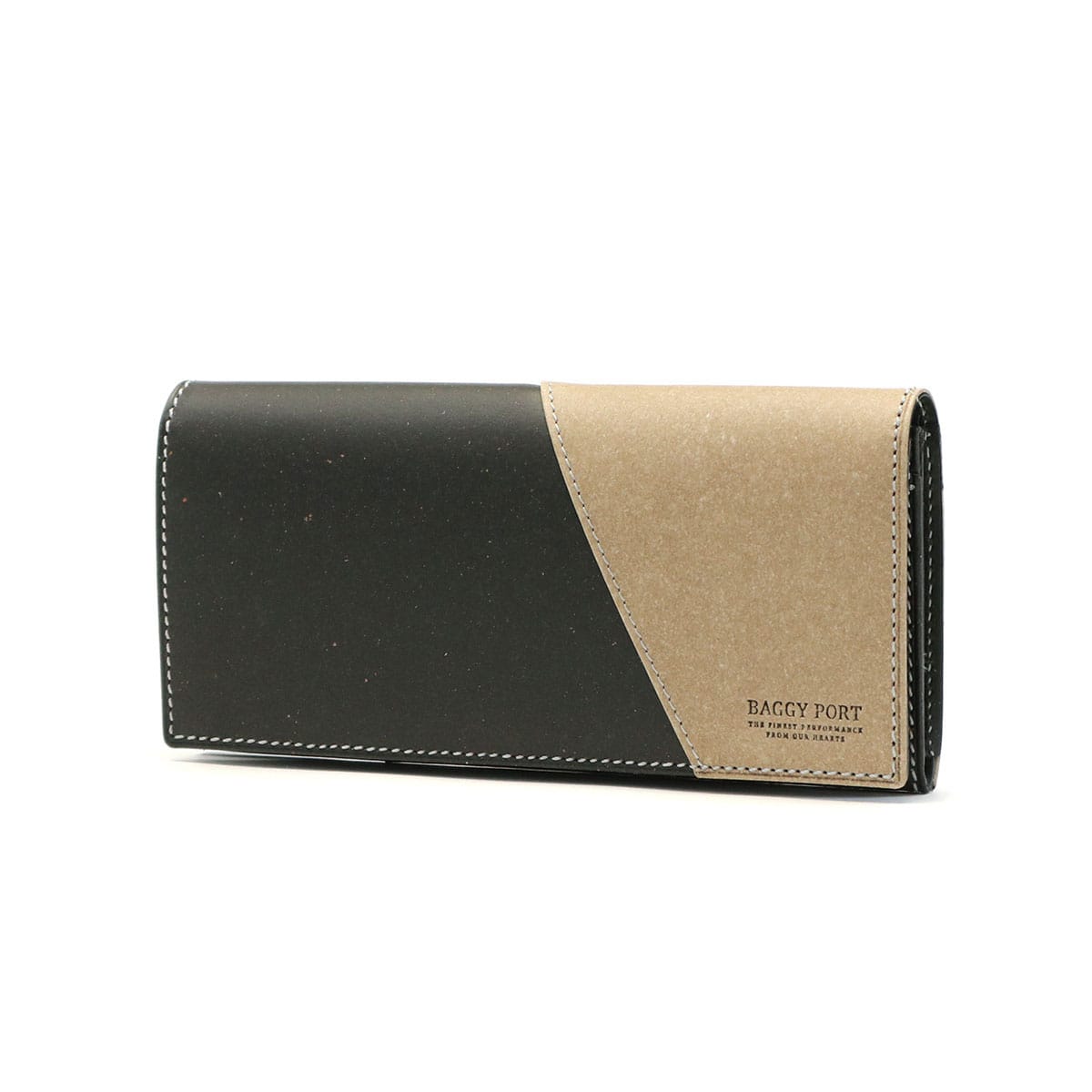 バギーポート 財布 BAGGY PORT 長財布 Recycle Leather リサイクルレザー 小銭入れ かぶせ シンプル 革 大容量 ブランド メンズ レディース ZKM-601