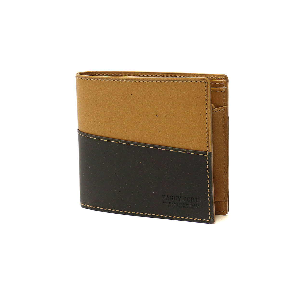 バギーポート 財布 BAGGY PORT 二つ折り財布 ブランド 小銭入れ Recycle Leather リサイクルレザー 二つ折り コンパクト 革 シンプル メンズ レディース ZKM-603