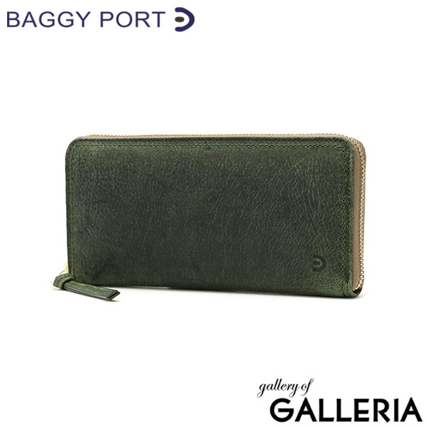 バギーポート 財布 BAGGY PORT ラウンド束入れ 長財布 ラウンドファスナー KUDU LEATHER クーズーレザー 小銭入れ 革 大容量 メンズ レディース ZKM-900