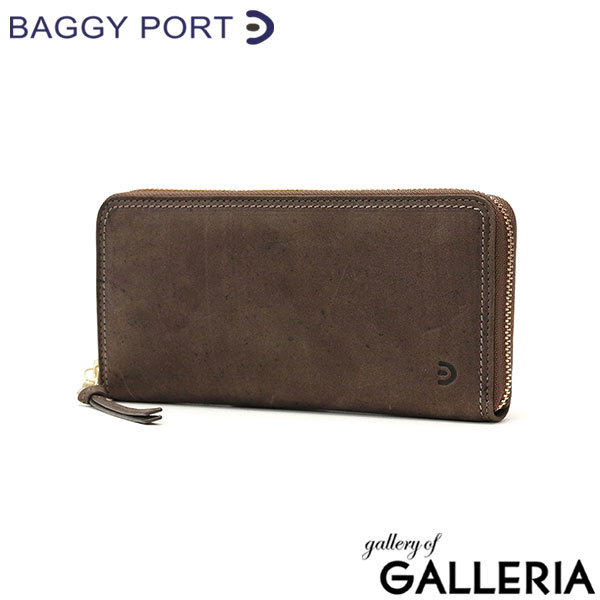 バギーポート 財布 BAGGY PORT ラウンド束入れ 長財布 ラウンドファスナー KUDU LEATHER クーズーレザー 小銭入れ 革 大容量 メンズ レディース ZKM-900